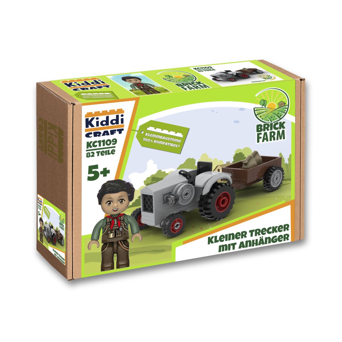 Kleiner Trecker mit Anhänger - Kiddicraft