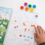 Fingerstempel-Farben 6er-Turm