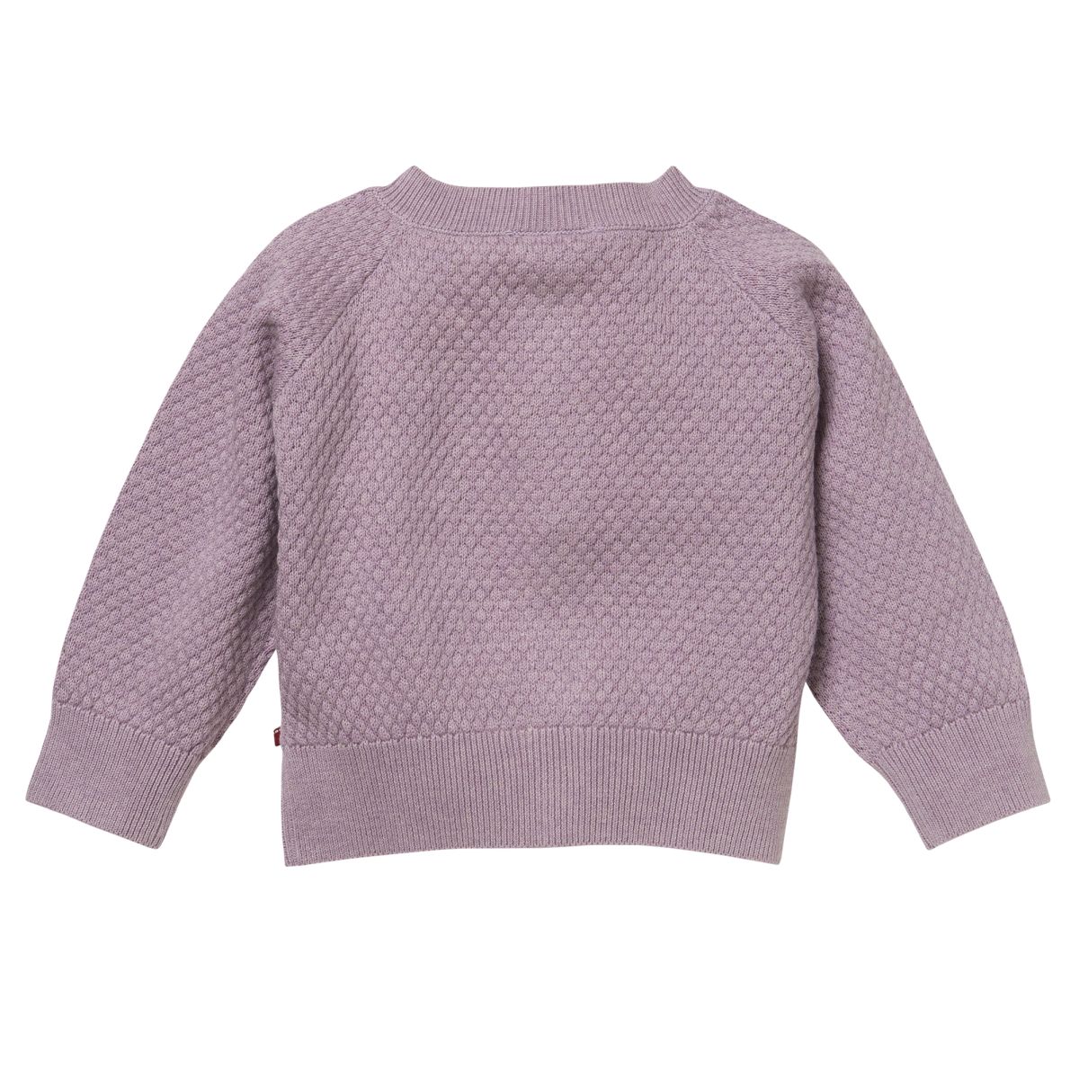Strickjacke flieder GOTS -62-68