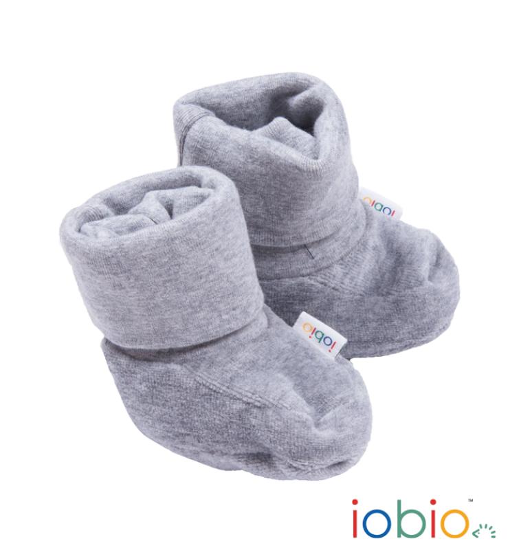 Pull-Ons Baby-Schlupfschuhe Nicky grau - iobio