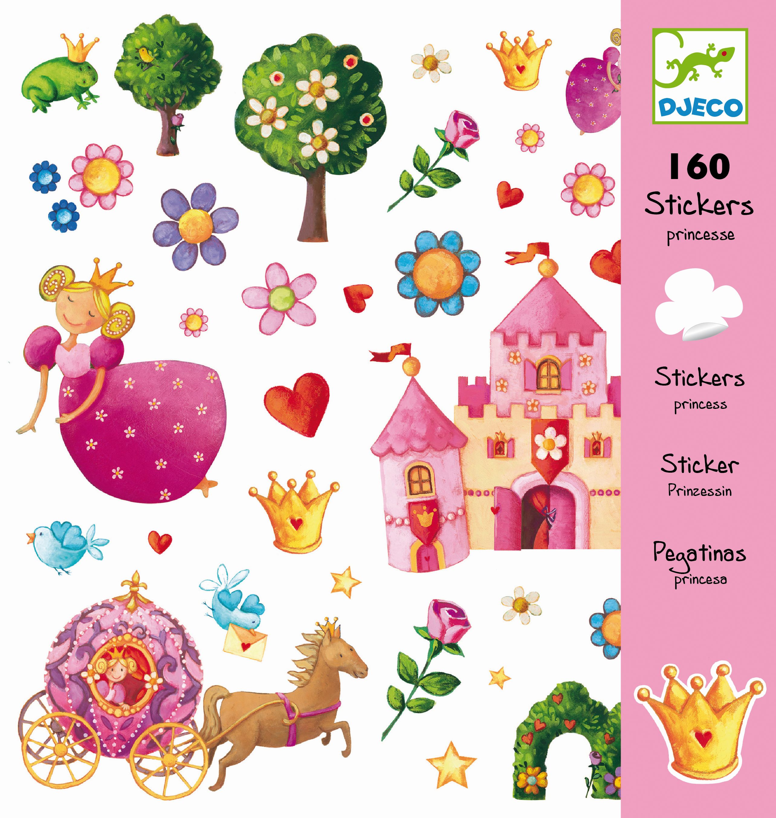 Stickers Prinzessin - DJECO