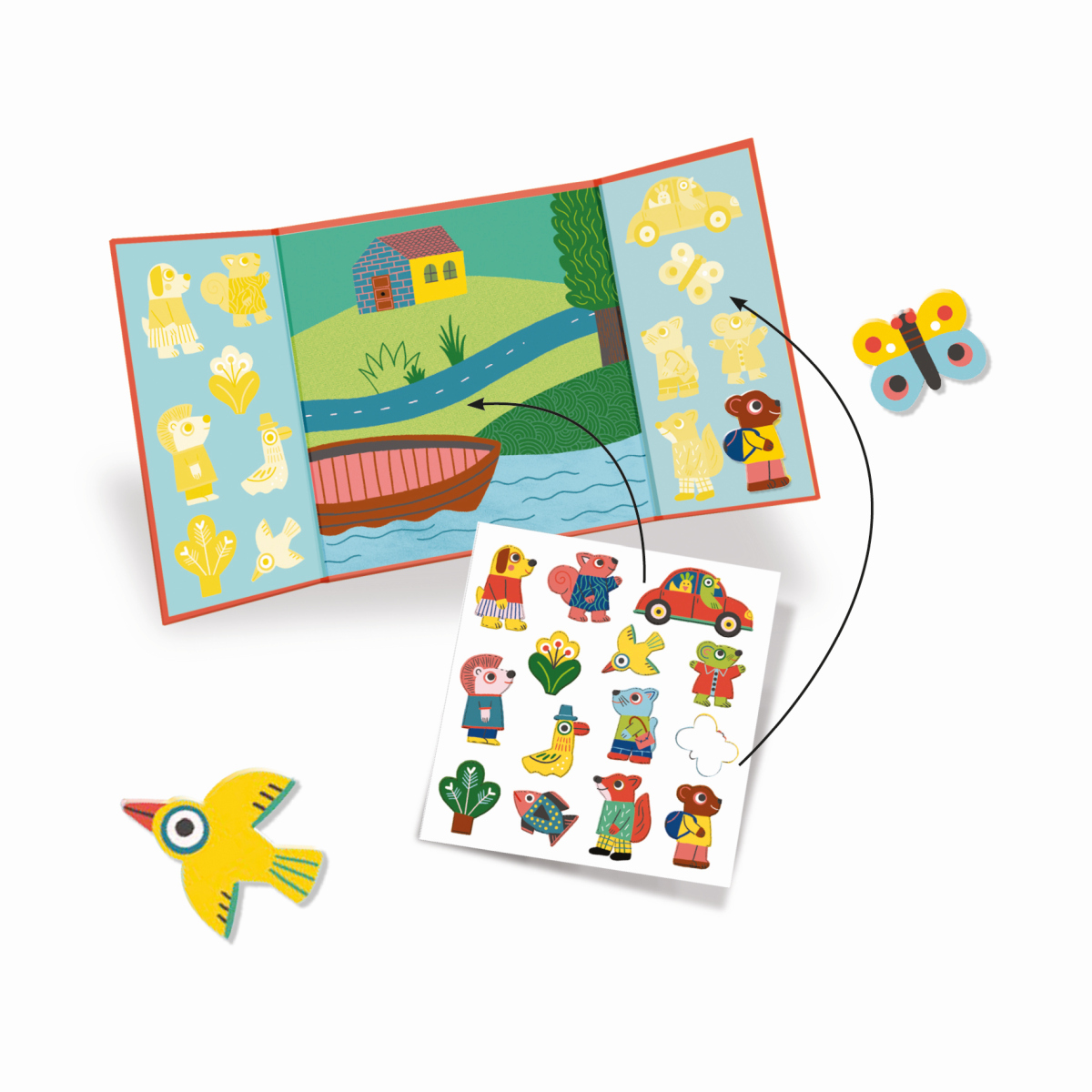Sticker Tiere - DJECO