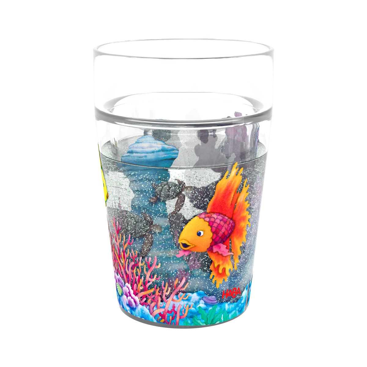 HABA Glitzerbecher „Der Regenbogenfisch“