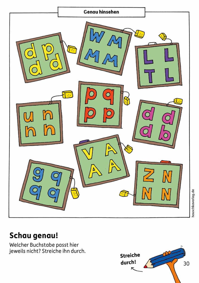 Vorschulblock - Fit zum Schuleintritt - Hauschka Verlag 5+