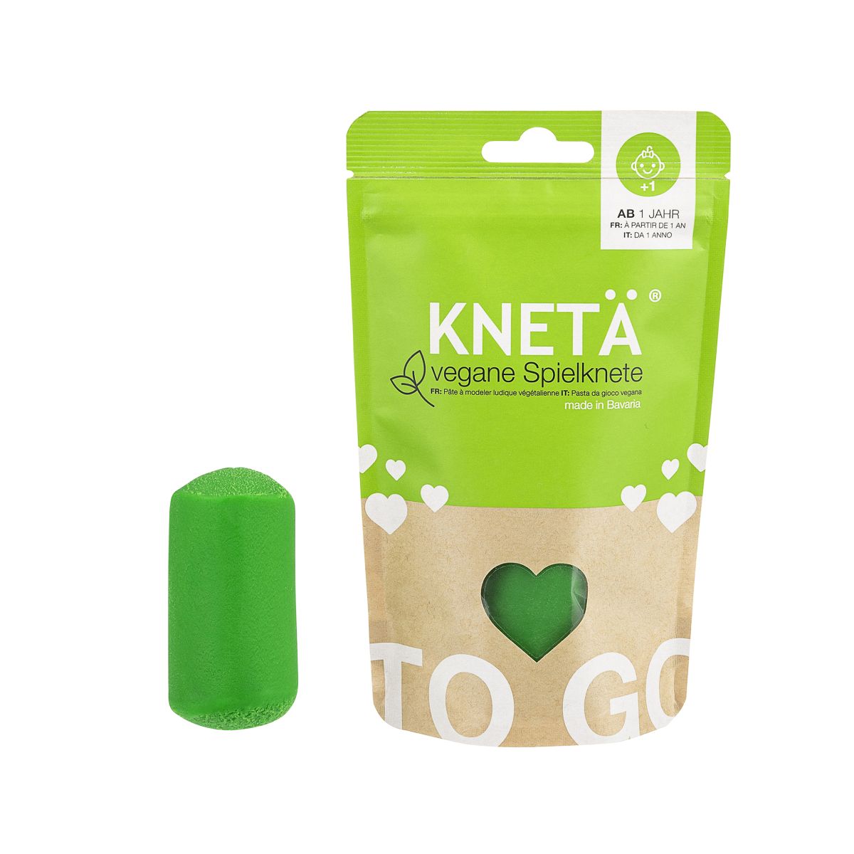 Knetä Vegane Spielknete Grün 100g Beutel