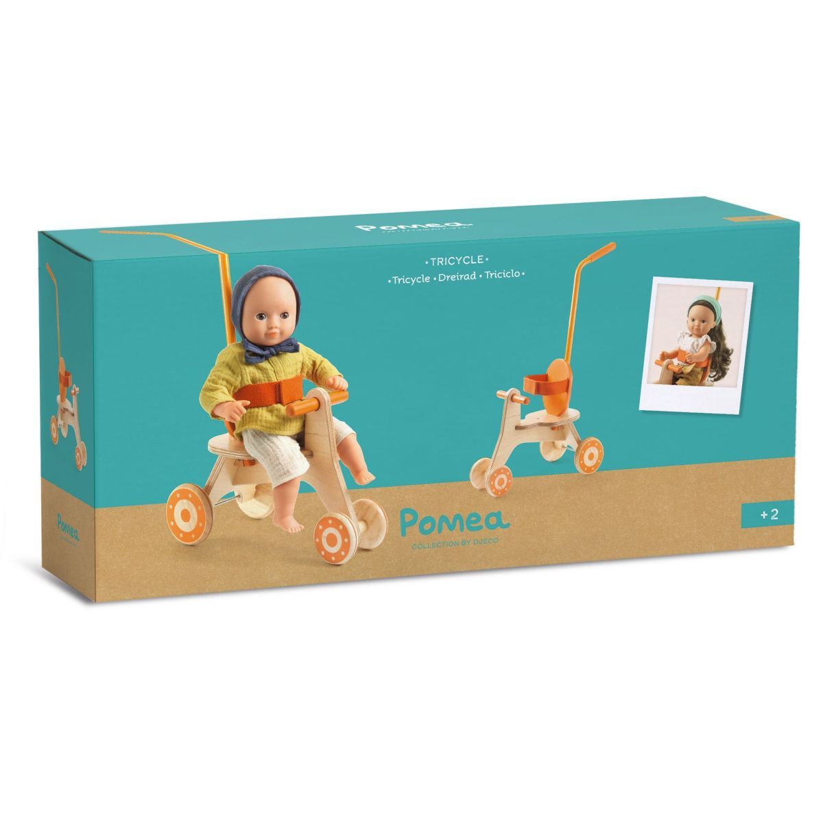 POMEA Puppen Dreirad - Djeco