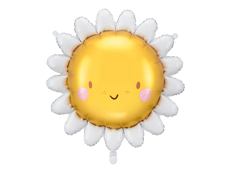 Folienballon Sonne, 90 cm, Mix - Party Deco