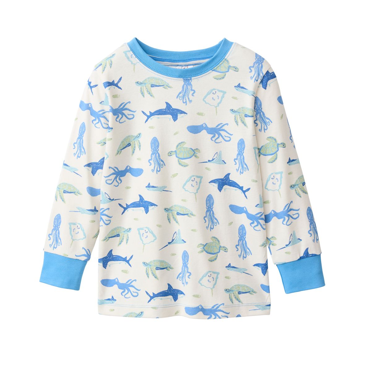 Pyjama Sealife GOTS - 104