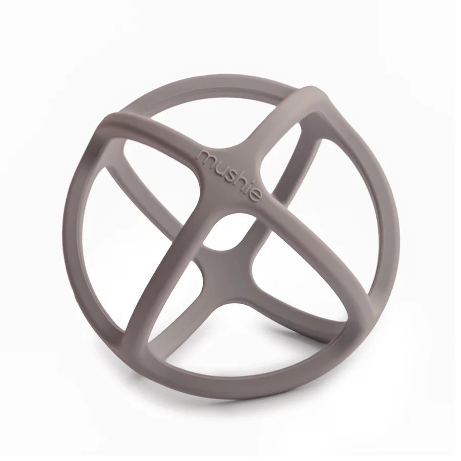 Silikon-Greifball dove gray - Mushie