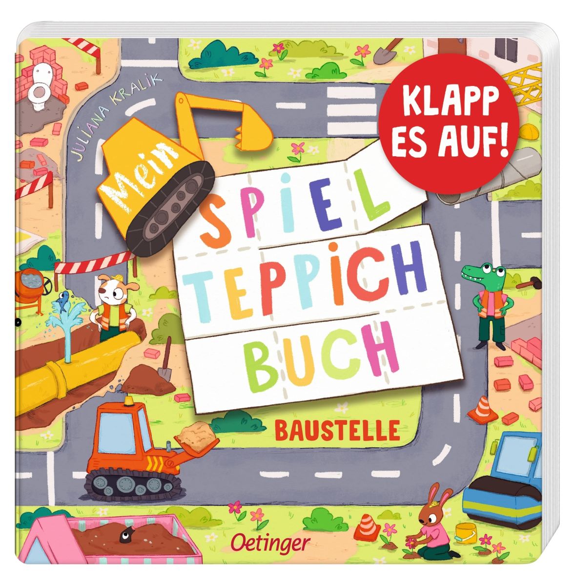 Mein Spielteppich-Buch - Baustelle