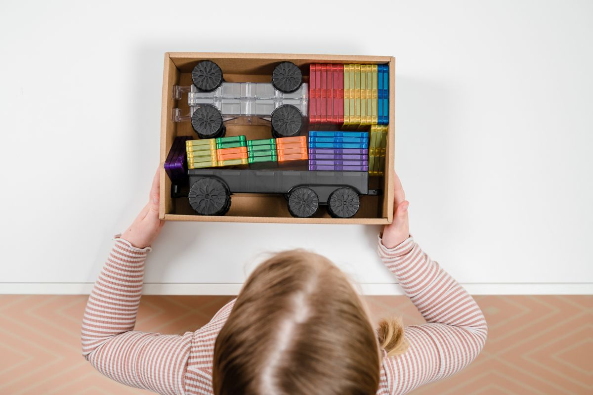 CONNETIX RAINBOW Transport Pack Magnetbausteine 50-teilig