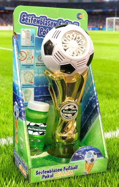 Seifenblasen Maschine Fußball Pokal - Fun Trading