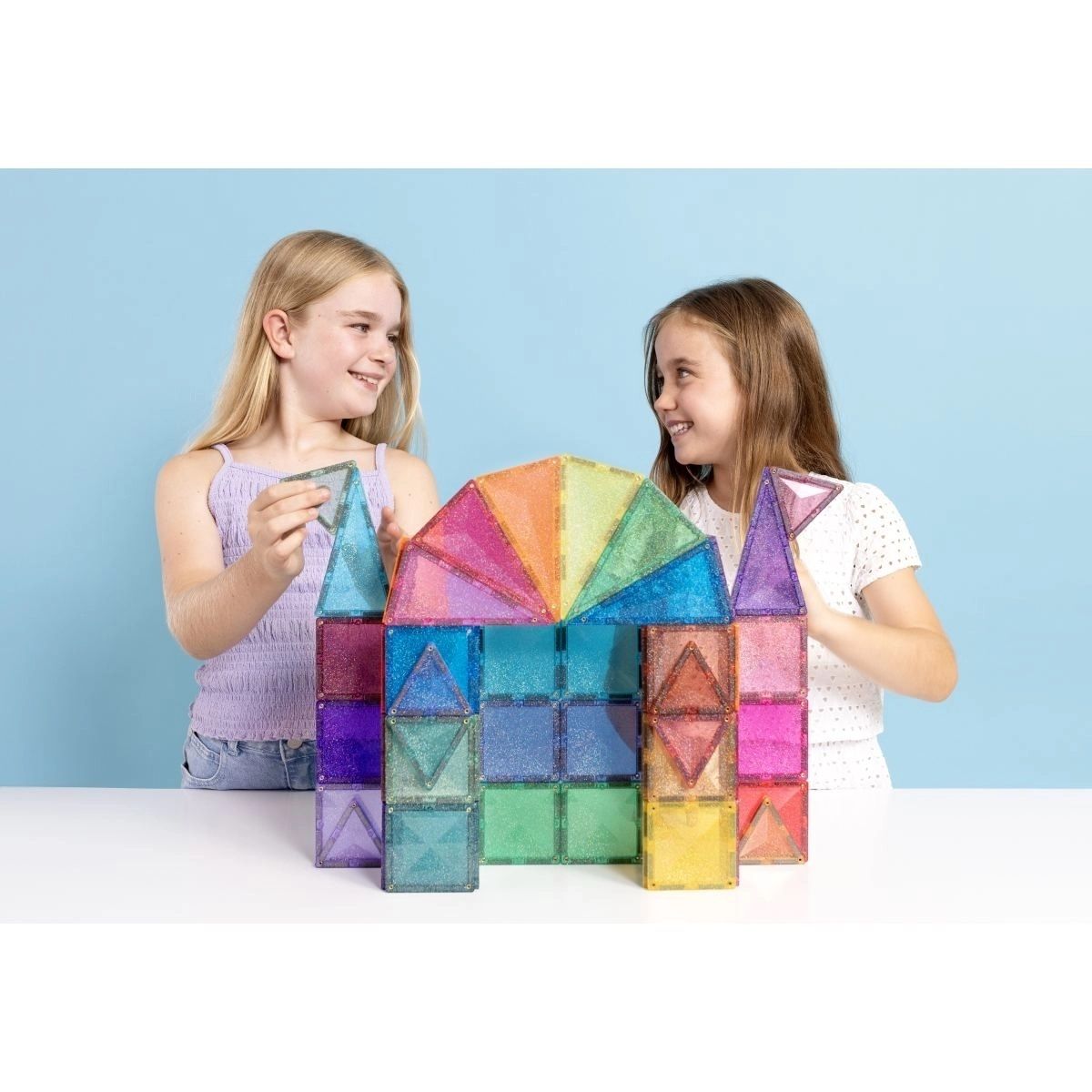 CONNETIX Glitter Castle Pack Magnetbausteine 48-teilig
