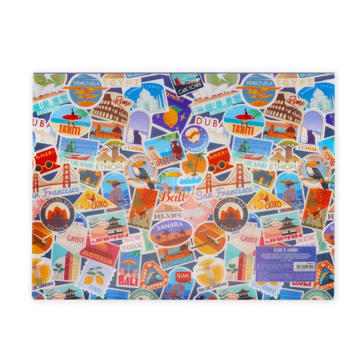 Dokumentenmappe Travel - Legami
