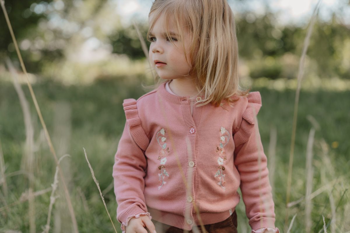 Strickjacke rose  - 92