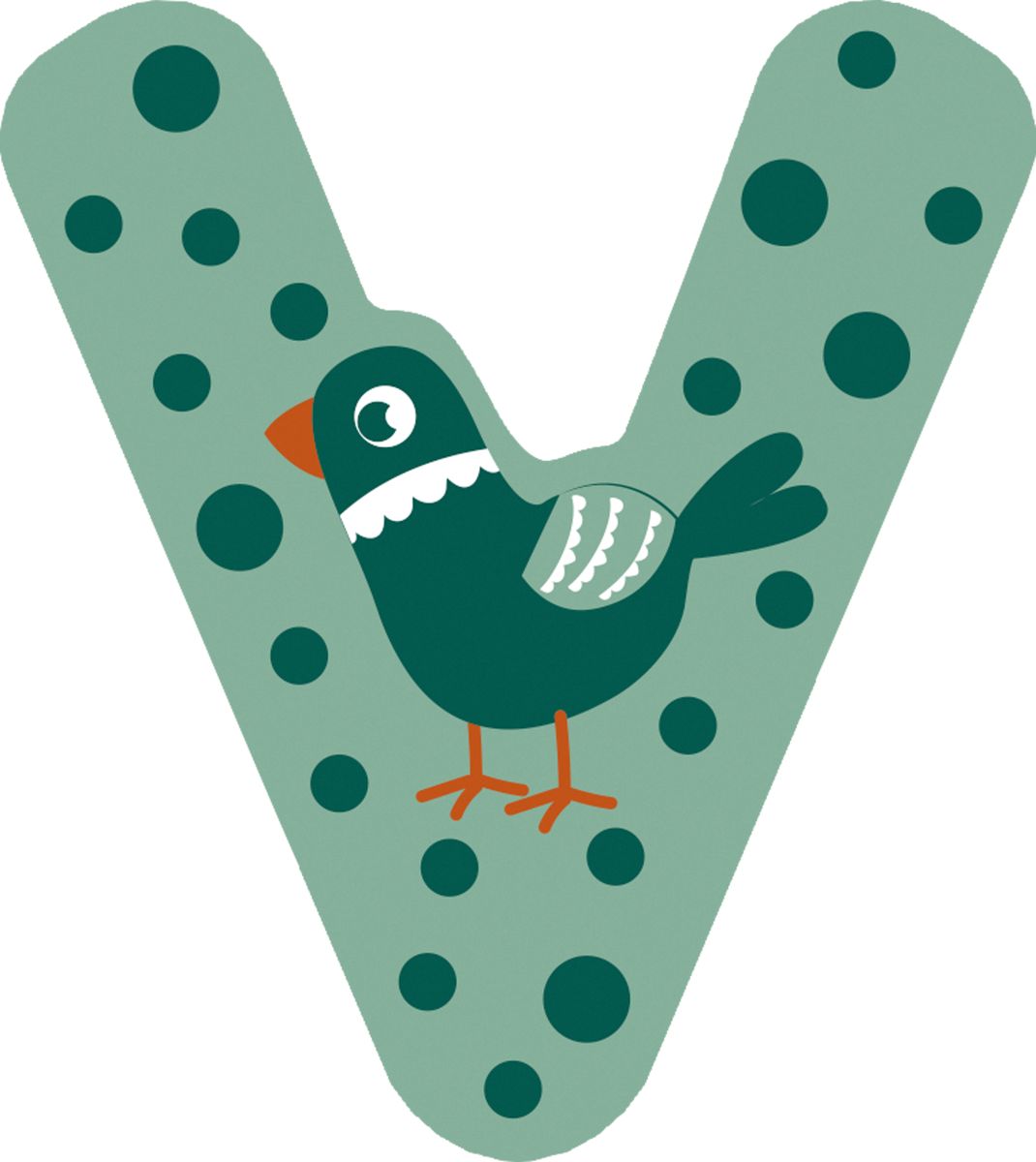 Holzbuchstabe V - Small Foot