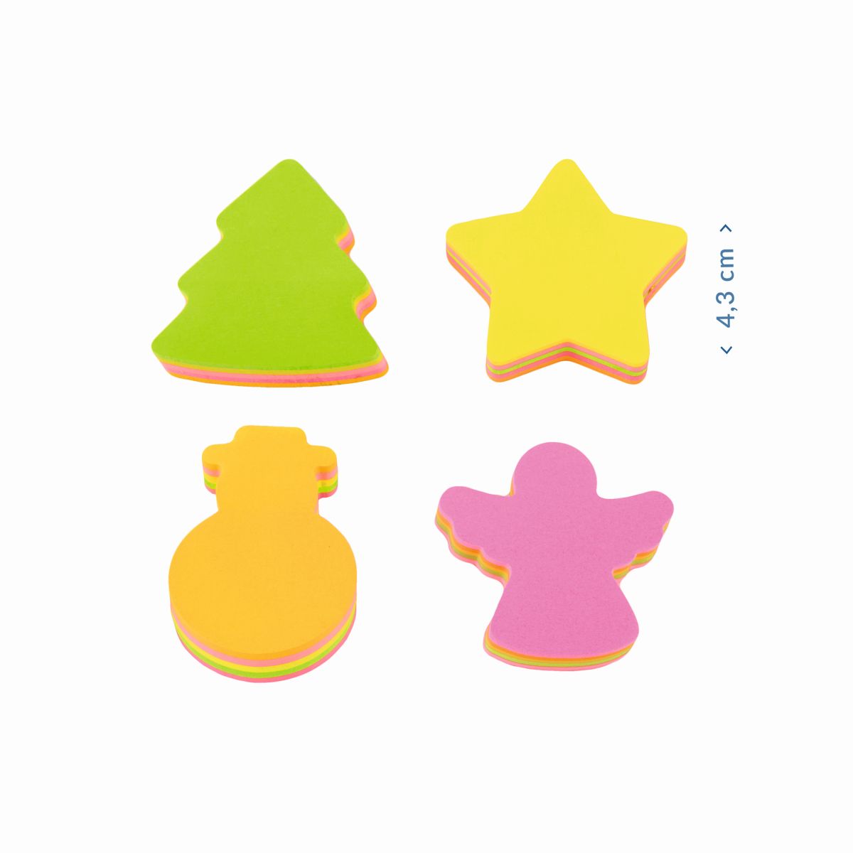 MAGIC MOMENTS SF Sticky Notes Mini-Blöckchen 100 Blatt (verschiedene Designs, 1 Stück)