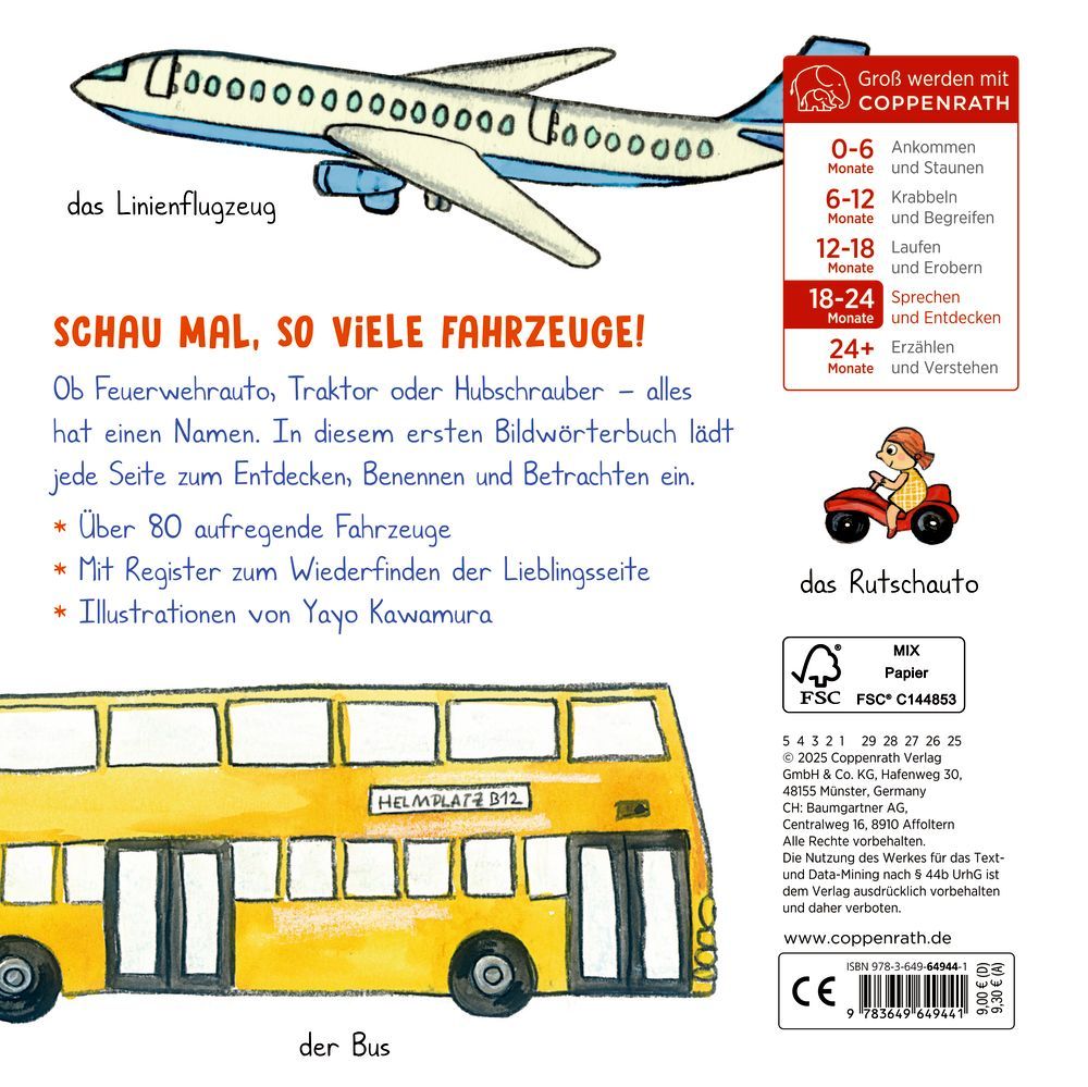 Mein liebstes Wörterbuch: Fahrzeuge 18M+