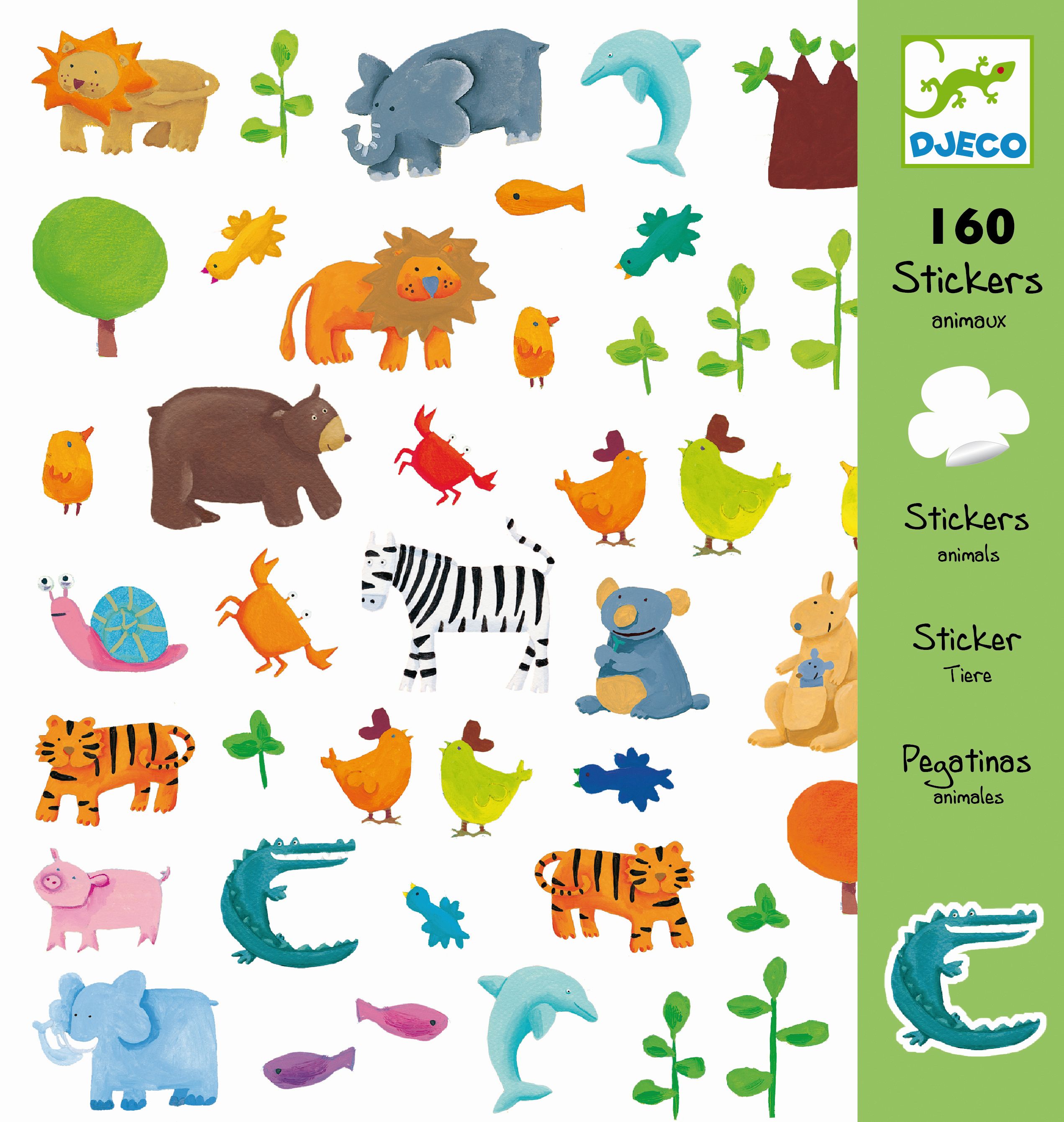 Stickers Tiere - DJECO