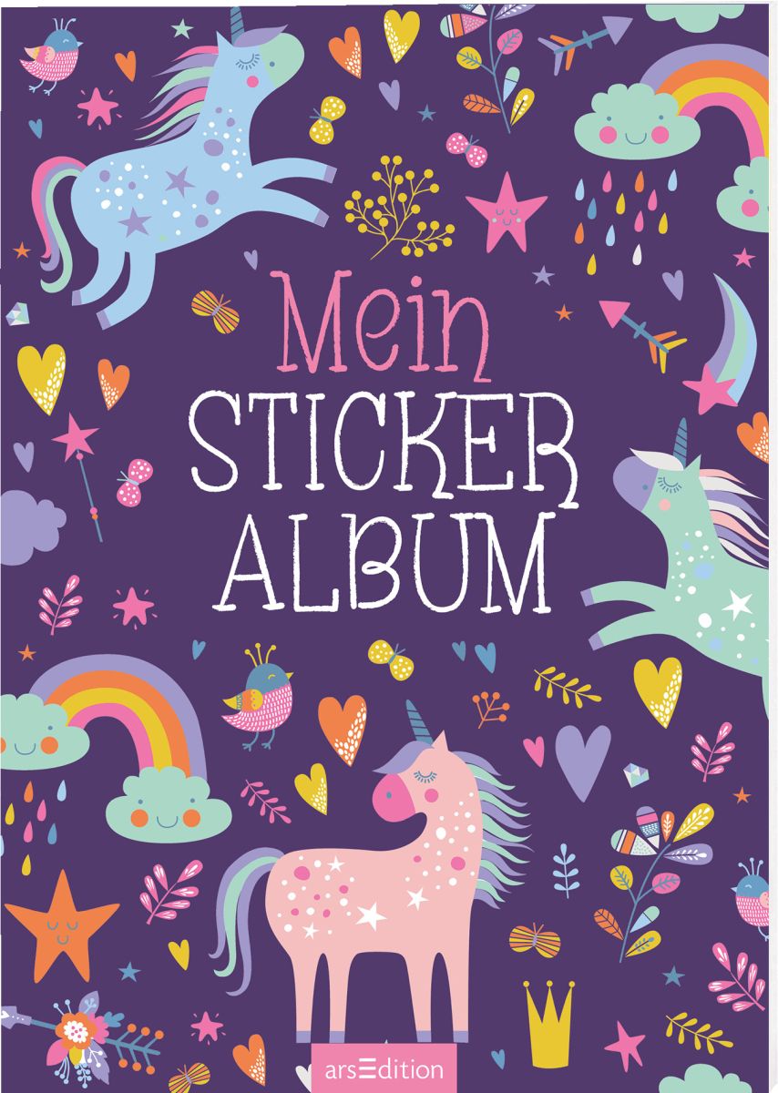 Mein Stickeralbum - Einhörner (ohne Sticker)