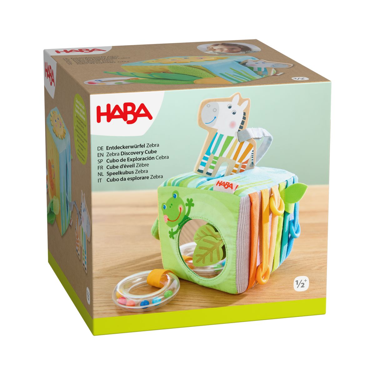 HABA Entdeckerwürfel Zebra