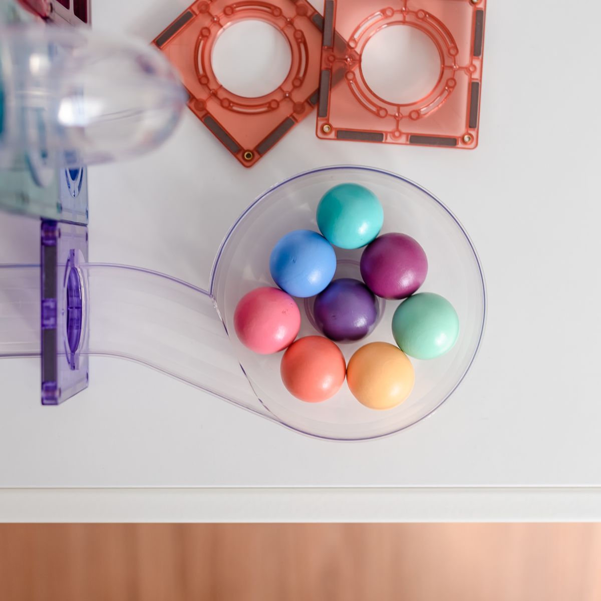 CONNETIX PASTEL Ball Run Pack Magnetbausteine 106-teilig