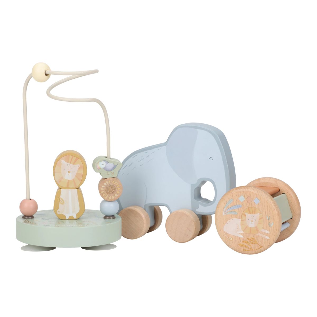 Holz-Geschenkset Safari Friends - Little Dutch
