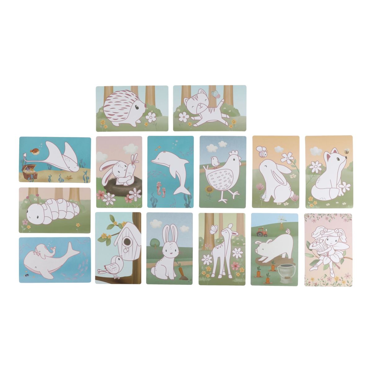 Zeichen-Tablet rosa Safari Friends - Little Dutch