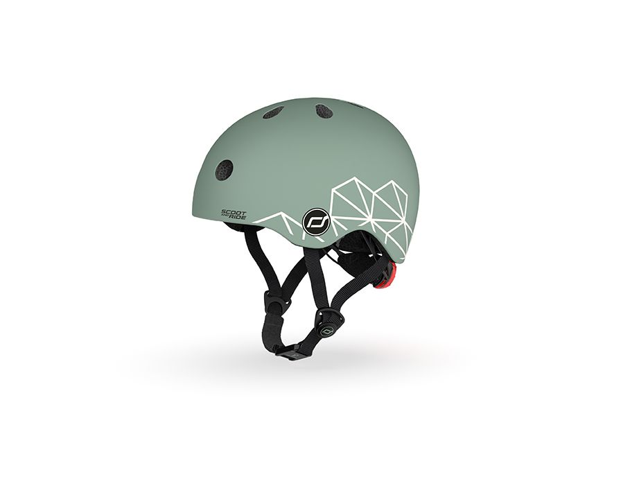 Babyhelm XXS-S Graphics green lines (45-51cm) - Scoot and Ride