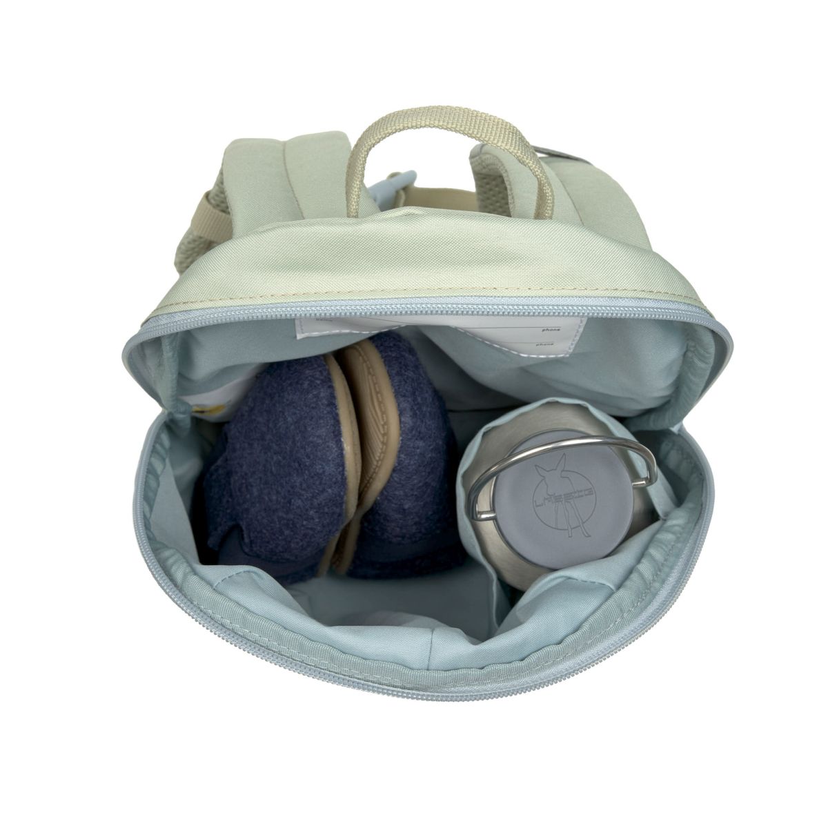 Kindergartenrucksack Tiny Outdoor, Wolken khaki - Lässig