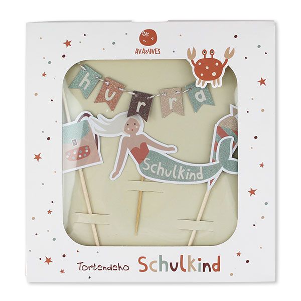 Cake Topper zur Einschulung Under the Sea - Ava & Yves