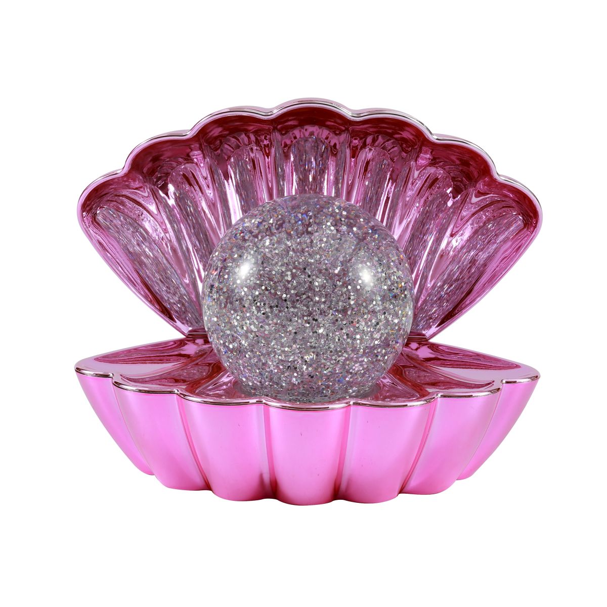 iTotal - Muschel-Lampe metallisches Rosa