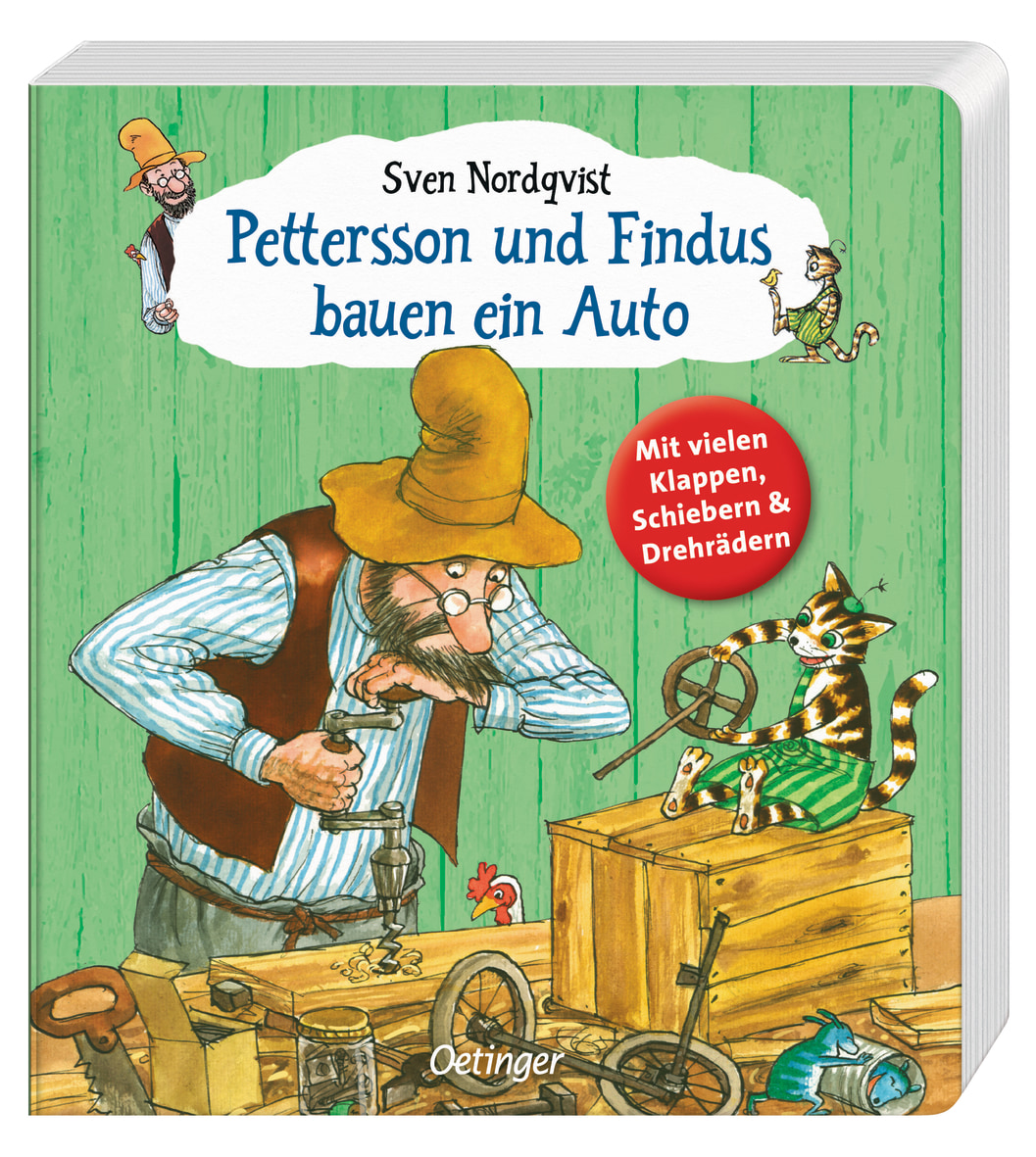 Pettersson und Findus bauen ein Auto 2+