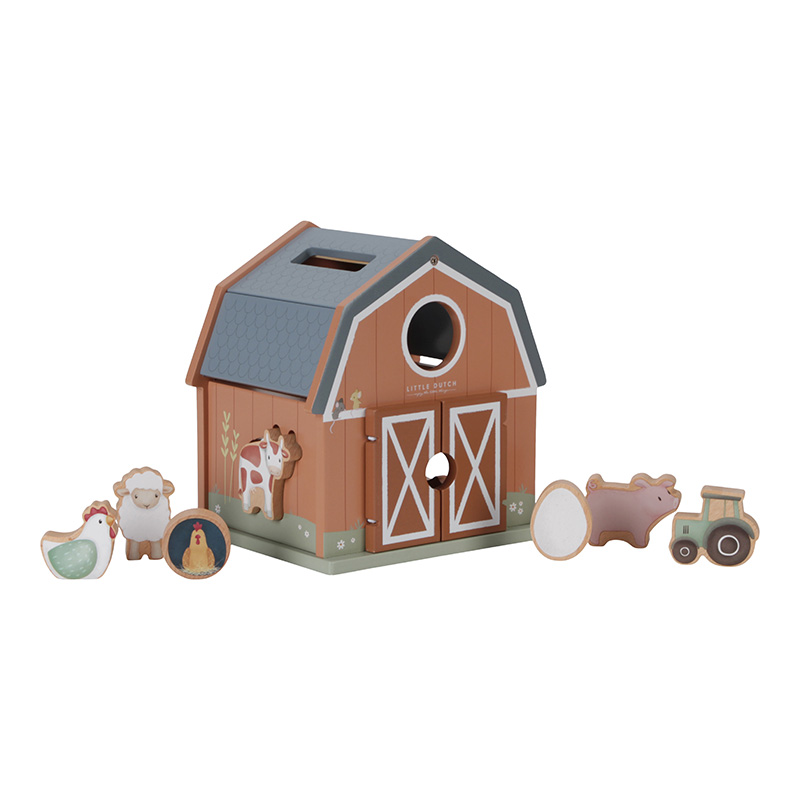 Formen-Steckspiel Little Farm - Little Dutch