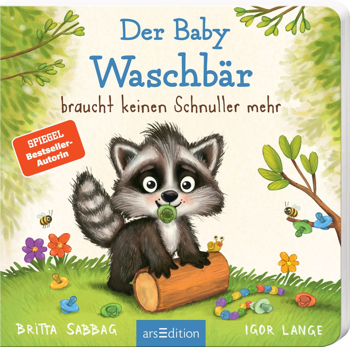 Der Baby Waschbär braucht keinen Schnuller mehr 2+