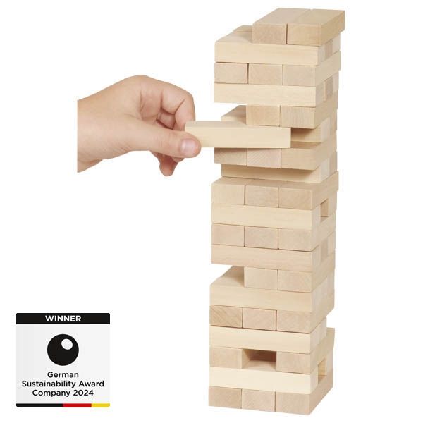 Geschicklichkeitsspiel Wackelturm - Goki