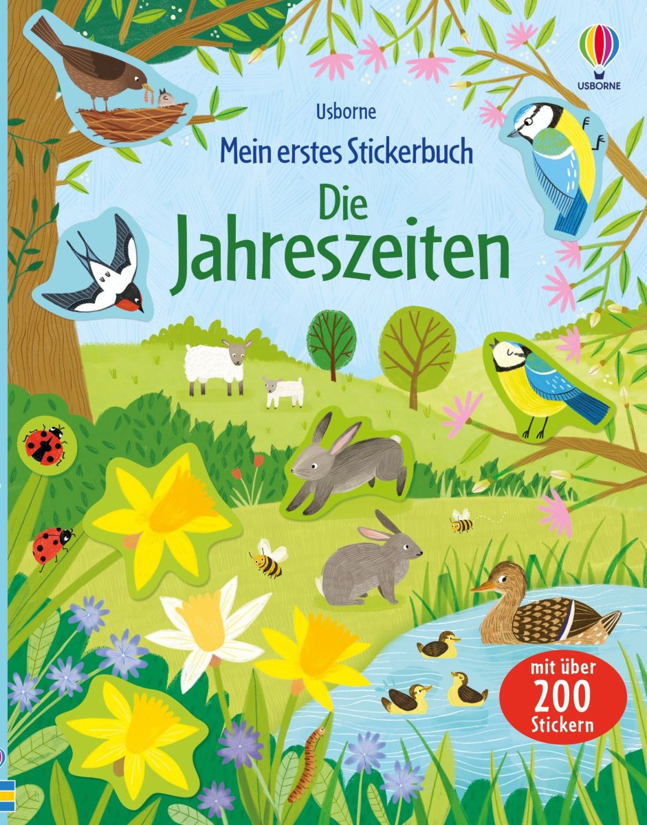 Mein erstes Stickerbuch: Die Jahreszeiten 3+