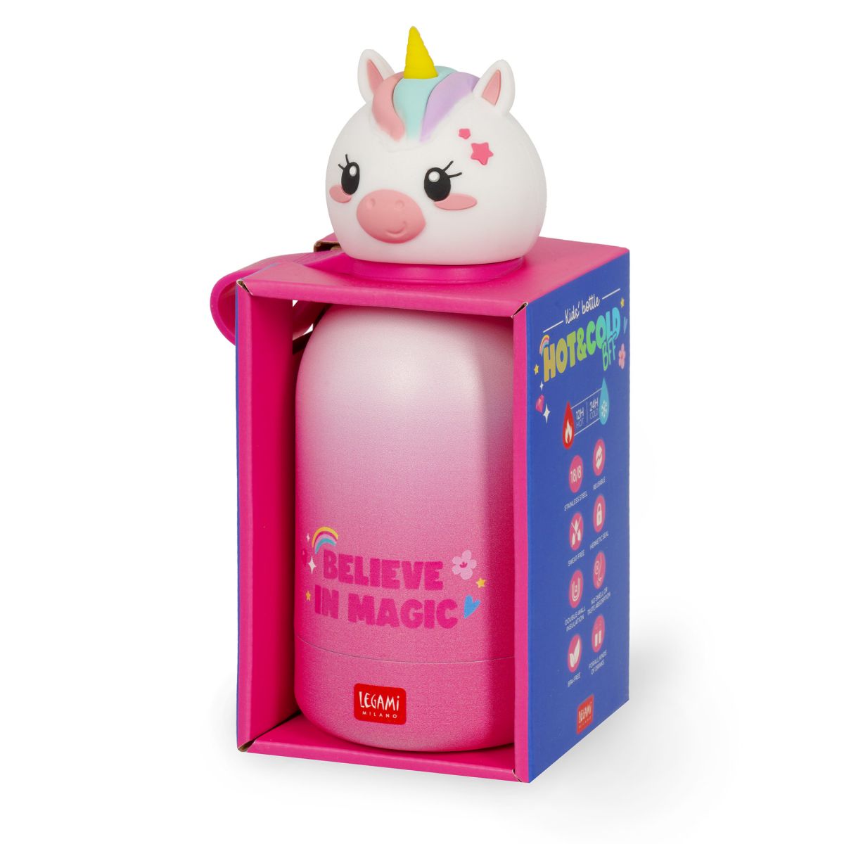 Hot&Cold BFF Thermosflasche für Kinder 310ml Unicorn - Legami