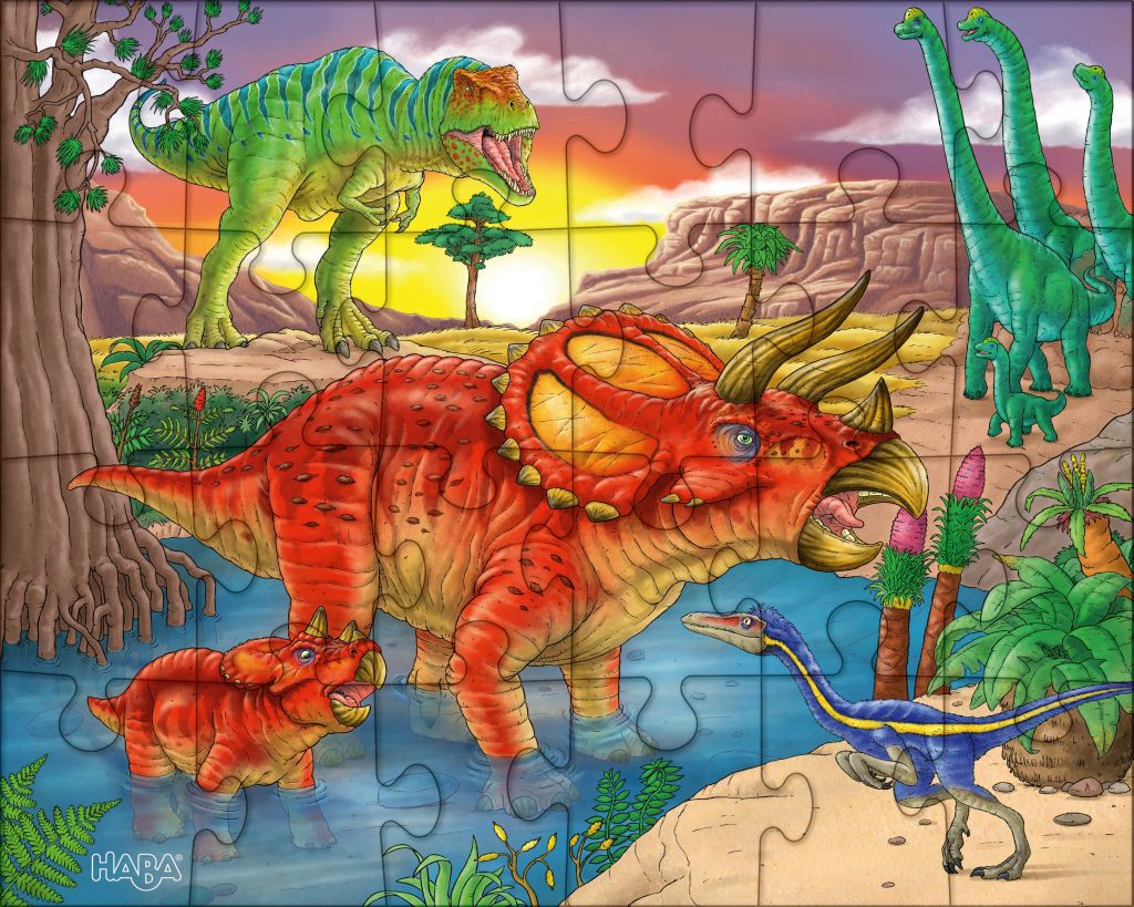 HABA Puzzles Dinosaurier