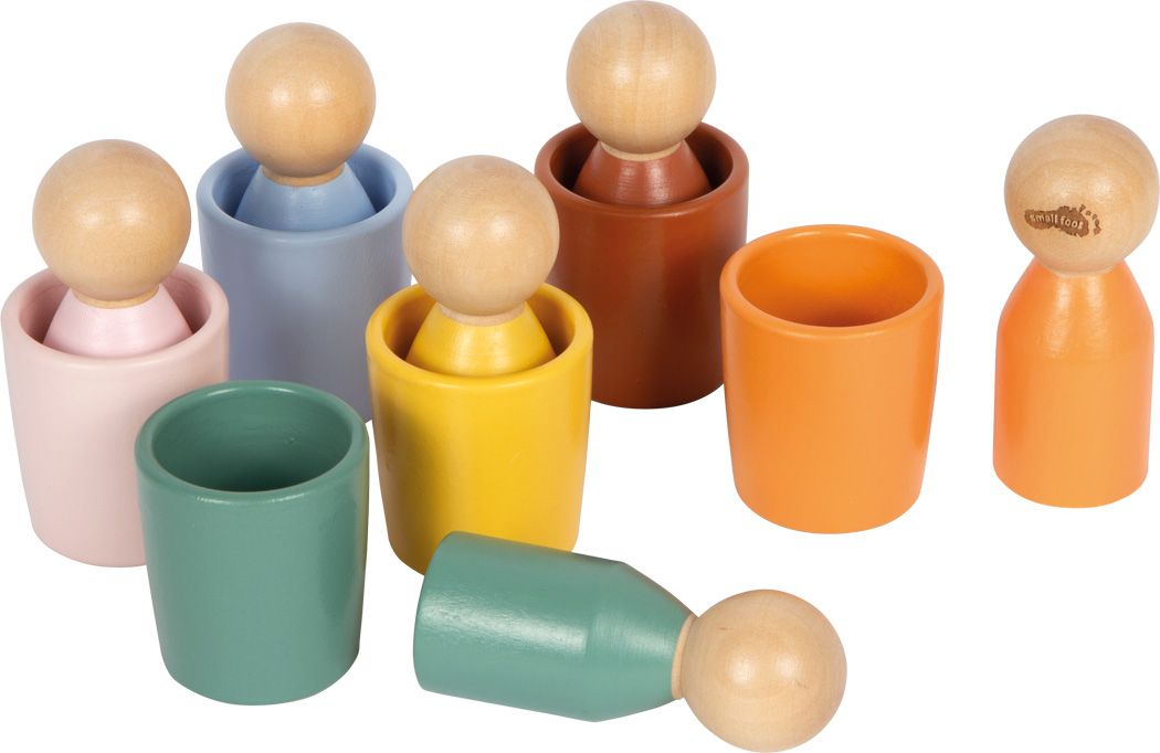 Montessori Sortierbecher mit Figuren - Small Foot