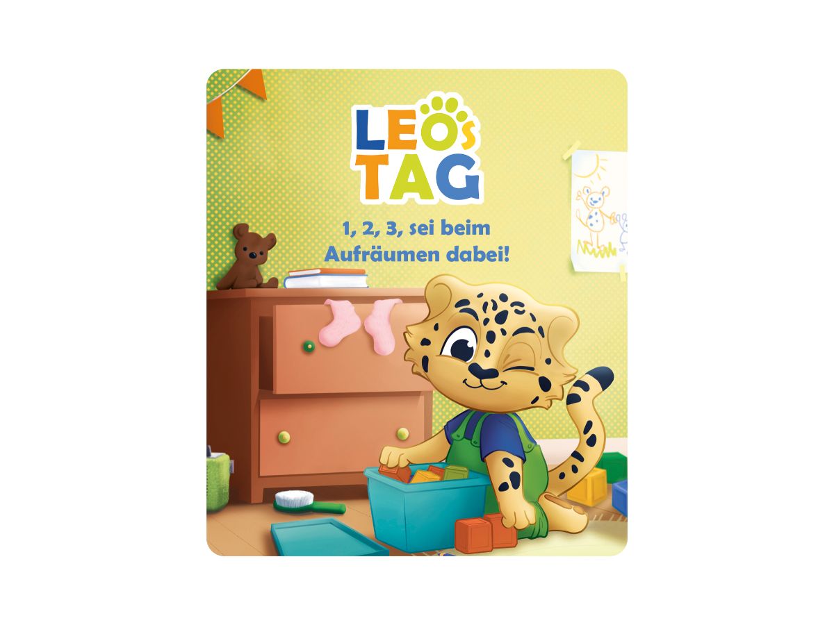 Leo's Tag - 1, 2, 3, sei beim Aufräumen dabei! - Tonies 3+