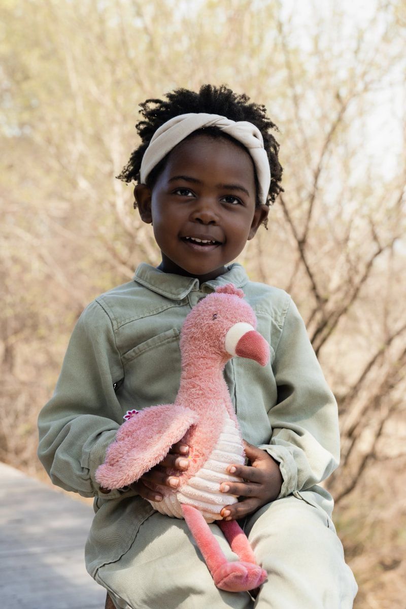 Kuscheltier Flamingo 35 cm Safari Friends - Little Dutch