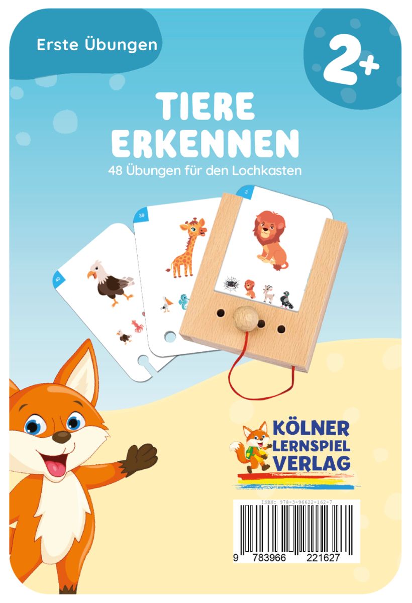 Erste Übungen - Tiere erkennen 2+ - Kölner Lernspielverlag
