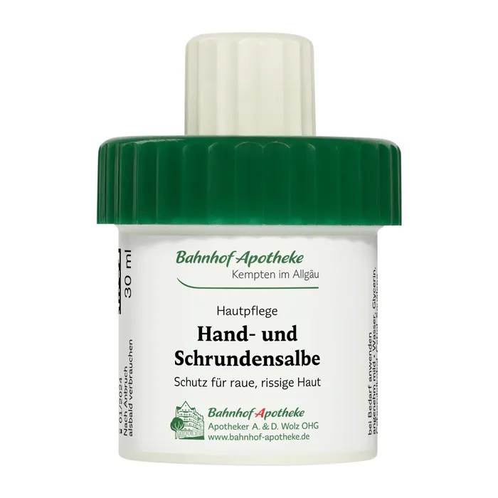 Hand- und Schrundensalbe 30ml - Bahnhof Apotheke