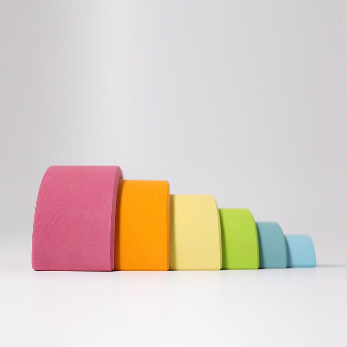 Grimm`s Regenbogen pastell mittel 17cm 6-teilig 10701