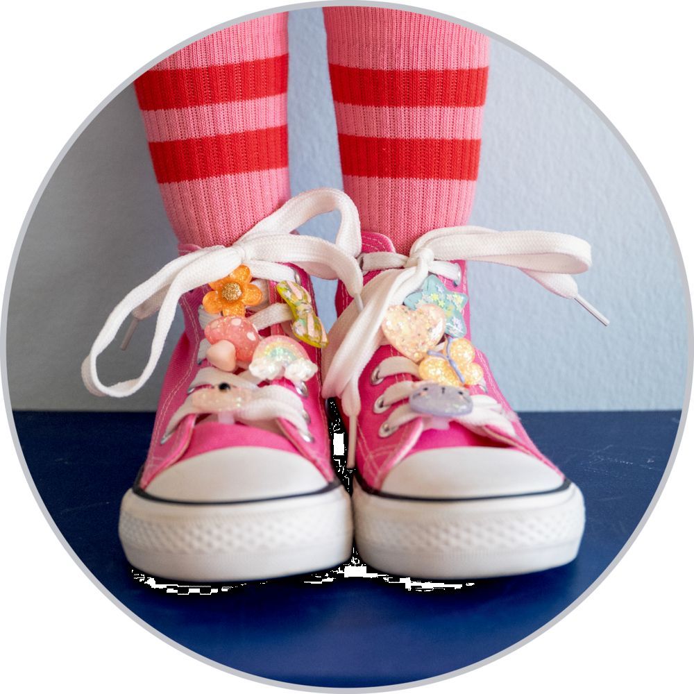 Sneaker Charms - beautiful Stars (verschiedene Designs, 1 Stück)