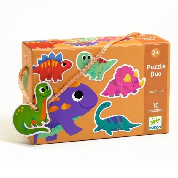Lernspiel: Puzzle duo: Dinos - Djeco