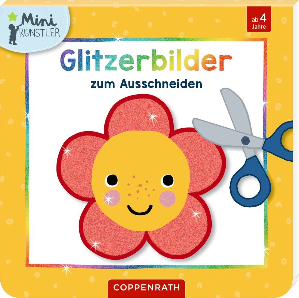 Ich kann mit der Schere schneiden! Glitzerbilder (verschiedene Designs, 1 Stück)