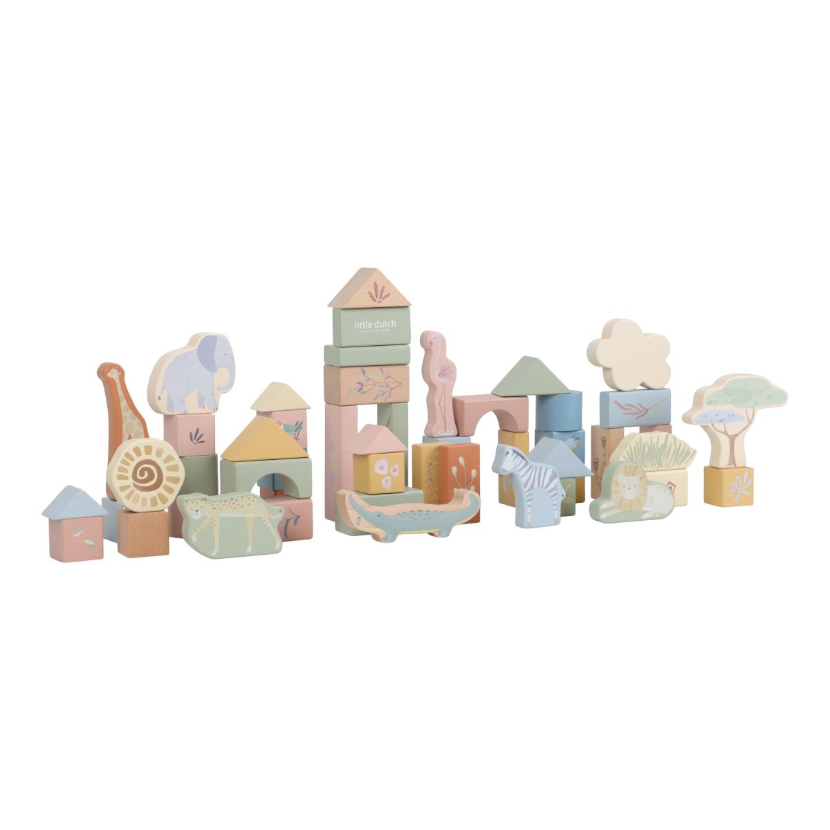 Holzbausteine Safari Friends - Little Dutch