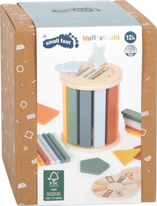 Montessori Sortierspiel mit Trommel - Small Foot